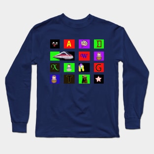 Random square Long Sleeve T-Shirt